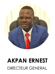Ernest AKPAN, Directeur Général