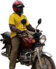 Conduteur de Taxi moto